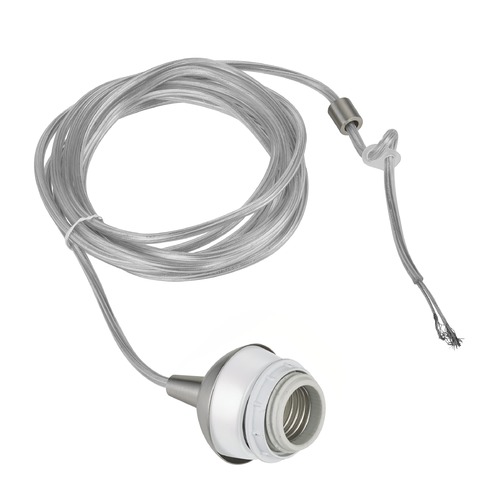 Design Classics Lighting Design Classics Gala Satin Nickel Cord and Socket Set 577-09 (CORD AND SOCKET)