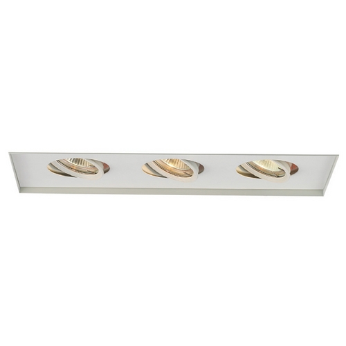 8-Inch Eyeball & Gimbal Ring White Recessed Trim by WAC Lighting
