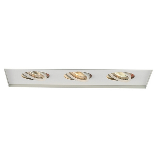 WAC Lighting 8-Inch Eyeball & Gimbal Ring White Recessed Trim by WAC Lighting MT-316TL-WT