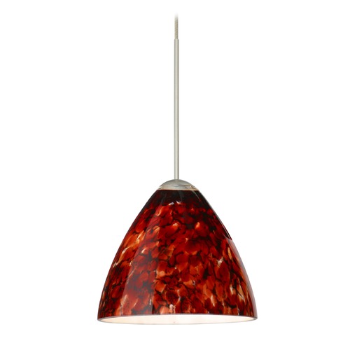 Besa Lighting Mia Satin Nickel LED Mini-Pendant Light