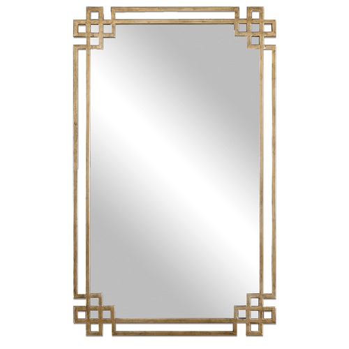 Devoll Antique Gold Mirror by Uttermost Lighting