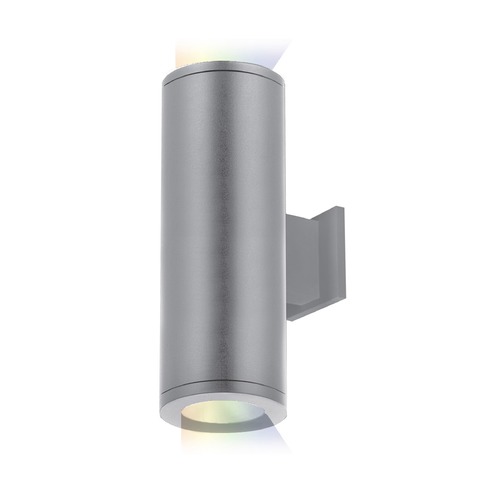 WAC Lighting Tube Architectural 5-Inch LED Color Changing Up and Down Wall Light DS-WD05-FA-CC-GH