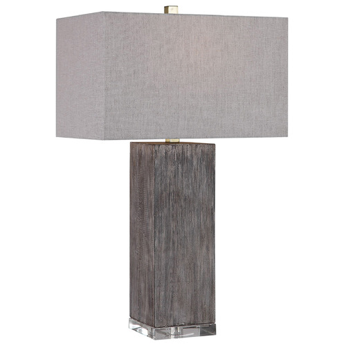 Uttermost Lighting Vilano 30-Inch Table Lamp in Gray & Aged Brown by Uttermost 26227