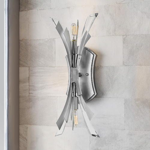 Vida 17.25-Inch Wall Sconce in Glacial by Fredrick Ramond
