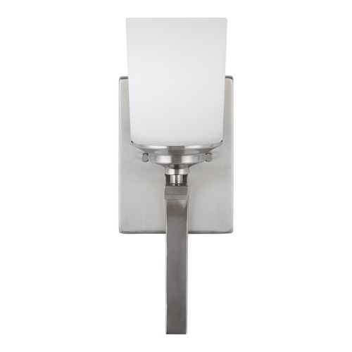 Kemal Brushed Nickel Sconce by Generation Lighting