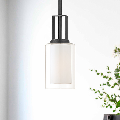 Parsons Studio Sand Coal Mini Pendant by Minka Lavery