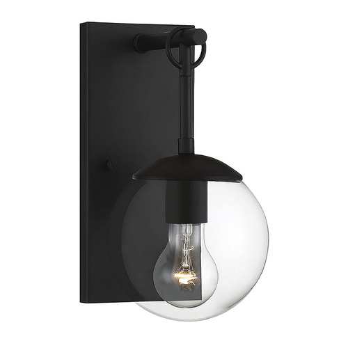 11-Inch Outdoor Wall Light in Black by Meridian