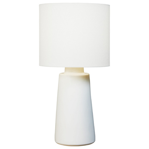 Vessel Large Table Lamp in New White by Visual Comfort Studio