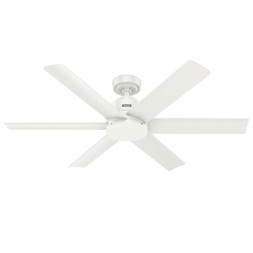 Hunter Fan Company Kennicott Fresh White Ceiling Fan Without Light