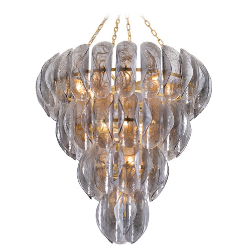 Corbett Lighting Anatase Vintage Gold Leaf LED Chandelier