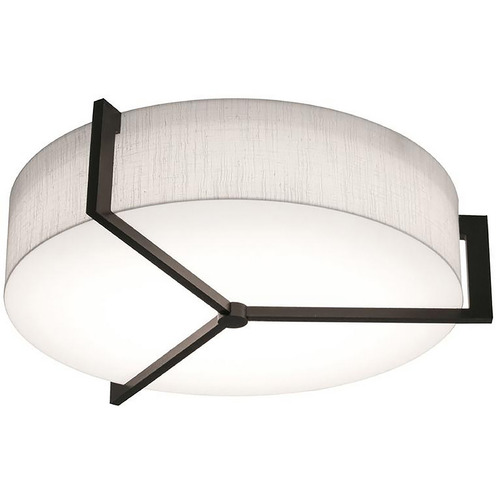 Afx Lighting Apex Espresso Flushmount Light