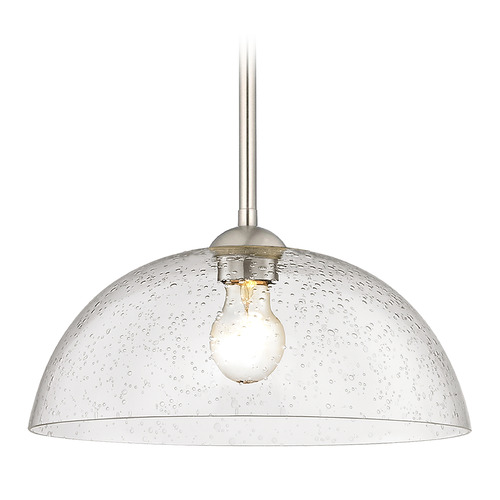 Gala Fuse Pendant in Satin Nickel with Dome Glass by Design Classics
