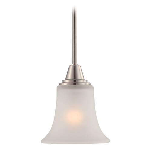 Surrey Brushed Nickel Mini Pendant by Nuvo Lighting