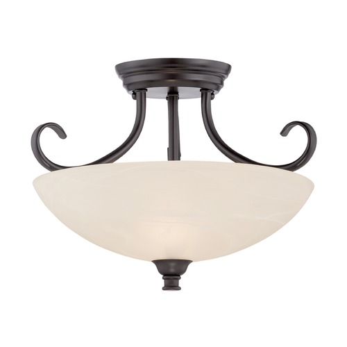 Designers Fountain Lighting Designers Fountain Kendall Oil Rubbed Bronze Semi-Flushmount Light 85111-ORB