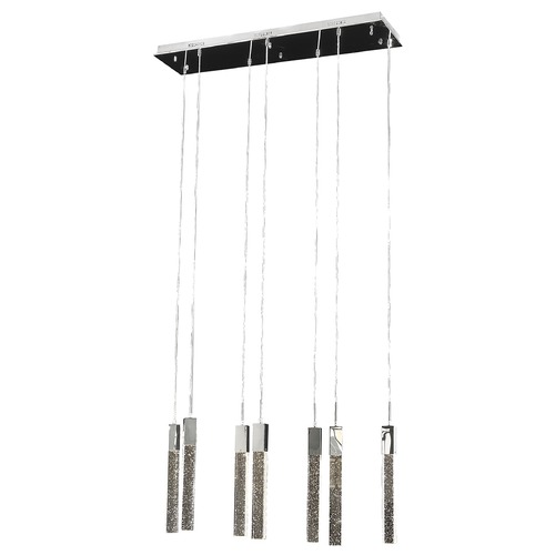 Avenue Lighting Glacier Avenue 7-Light Polished Chrome LED Multi-Light Pendant by Avenue Lighting HF1900-7-GL-CH