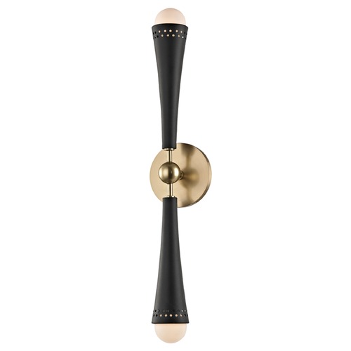 Tupelo Wall Sconce in Aged Brass by Hudson Valley Lighting