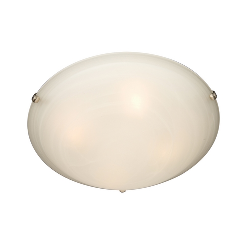 Maxim Lighting Malibu Satin Nickel Flush Mount by Maxim Lighting 11060MRSN