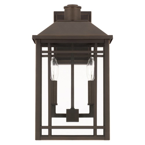 Capital Lighting Braden 17-Inch Outdoor Light in Oiled Bronze by Capital Lighting 927121OZ