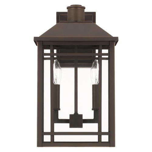 Capital Lighting Braden 17-Inch Outdoor Light in Oiled Bronze by Capital Lighting 927121OZ