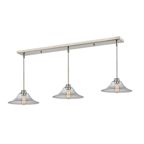 Z-Lite Annora Brushed Nickel Multi-Light Pendant by Z-Lite 428MP14-3BN