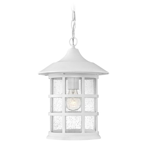 Freeport Coastal Elements Hanging Lantern in White by Hinkley Lighting