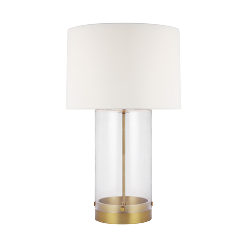 Tall Burnished Brass Led Table Lamp, 31 Inch Tall Table Lamps