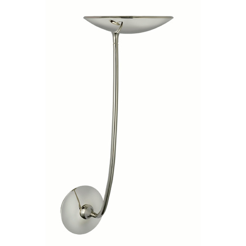 Visual Comfort Signature Collection Thomas OBrien Keira Sconce in Nickel by Visual Comfort Signature TOB2783PN
