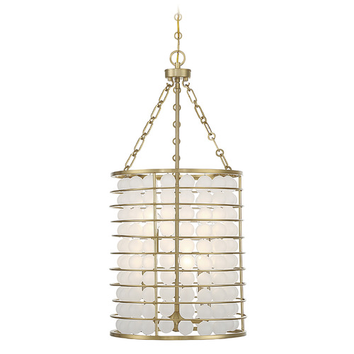 Savoy House Byron Warm Brass Pendant by Savoy House 7-3362-6-322