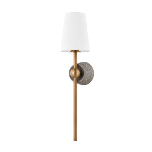Los Vilos 27.25-Inch Wall Sconce in Patina Brass by Troy Lighting