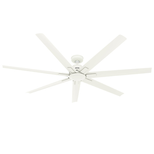 Hunter Fan Company Downtown Matte White Ceiling Fan Without Light