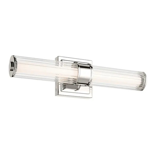 Laurene 18.50-Inch LED Bath Light in Polished Nickel by Kichler
