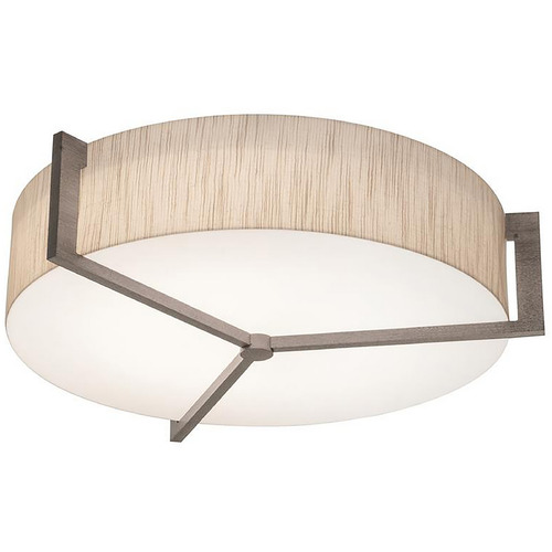 Afx Lighting Apex Weathered Grey Flushmount Light