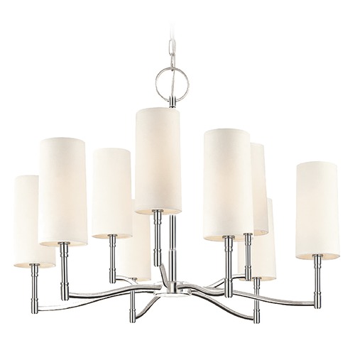 Hudson Valley Lighting Dillon 9-Light Chandelier in Polished Nickel by Hudson Valley Lighting 369-PN