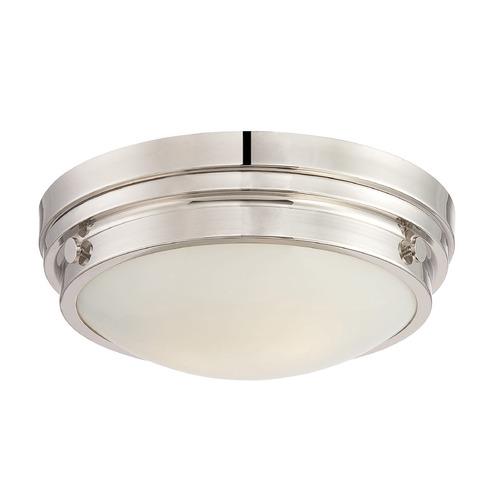 Lucerne Polished Nickel Flush Mount by Savoy House