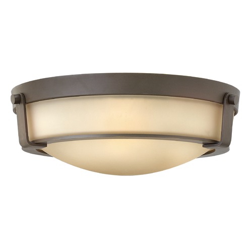 Hinkley Hathaway 16-Inch Olde Bronze LED Flush Mount by Hinkley Lighting 3225OB-LED