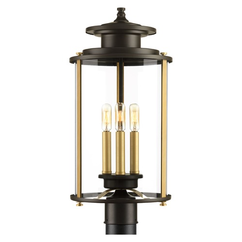 Squire Antique Bronze Post Light by Progress Lighting