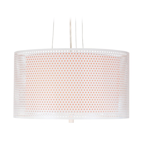 Parmida White Pendant by Lite Source Lighting