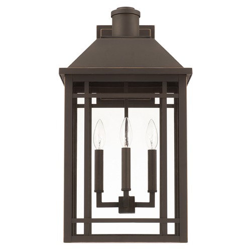 Capital Lighting Braden 23-Inch Outdoor Light in Oiled Bronze by Capital Lighting 927131OZ
