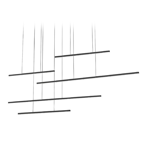 Vega Motion Black LED Multi-Light Pendant by Kuzco Lighting