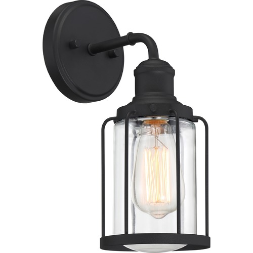 Quoizel Lighting Ludlow Earth Black Sconce by Quoizel Lighting LUD8605EK