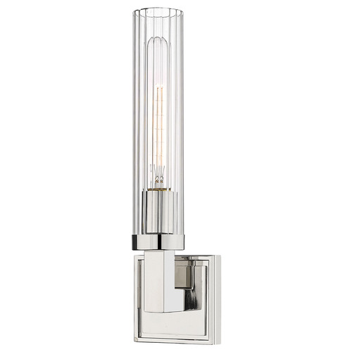 Beau Polished Nickel Sconce by Z-Lite