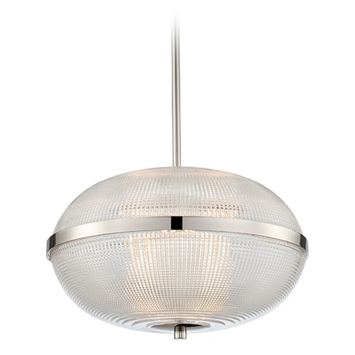 Kalco Lighting Portland 16-Inch LED Pendant in Polished Nickel by Kalco Lighting 512155PN