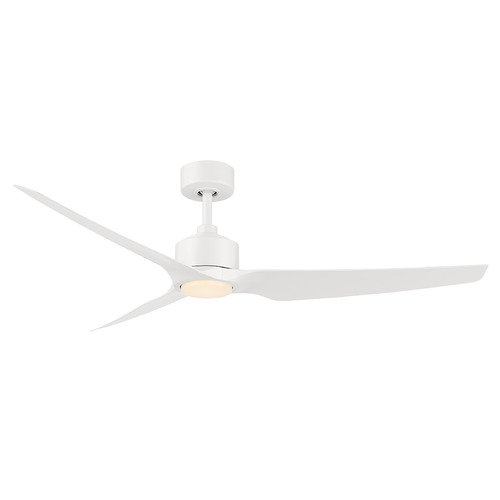 WAC Lighting Stella 60-Inch Outdoor LED Fan in Matte White by WAC Lighting F-056L-MW