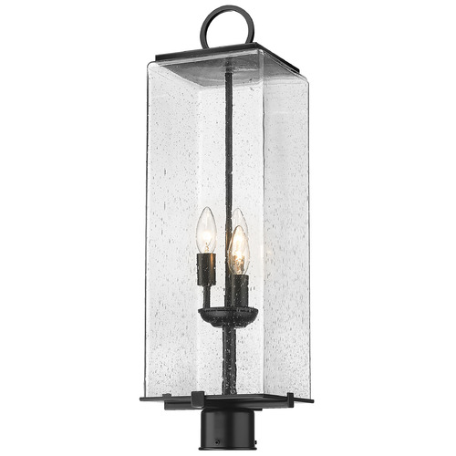 Sana Black Post Light by Z-Lite