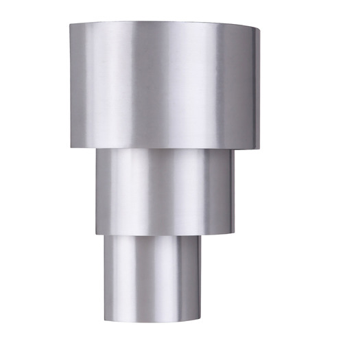 Midtown Satin Aluminum LED Outdoor Wall Light by Craftmade Lighting