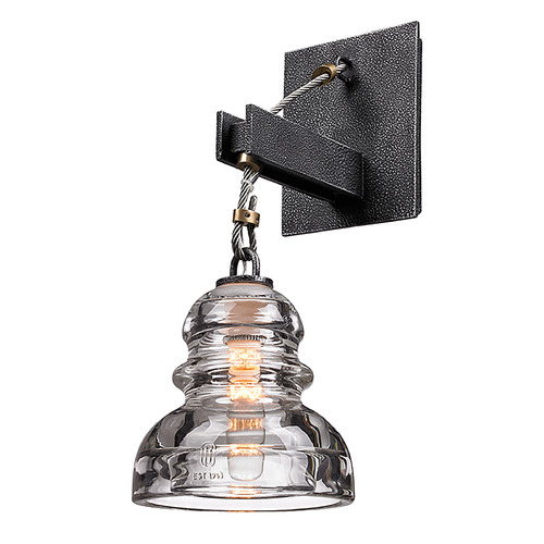 Troy Lighting Menlo Park Old Silver Bathroom Light