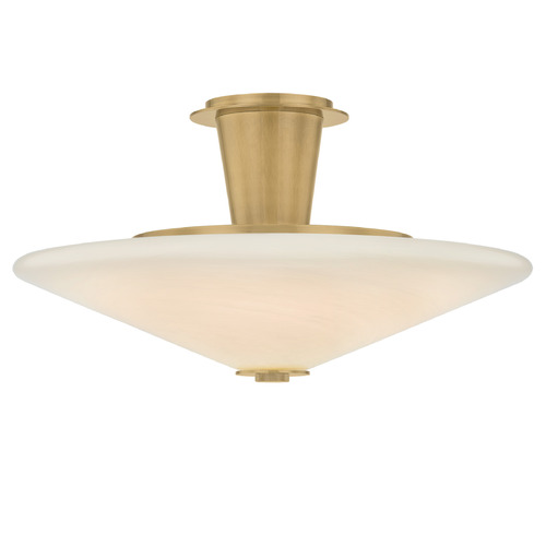 Corbett Lighting Cologne Vintage Brass LED Semi-Flushmount Light