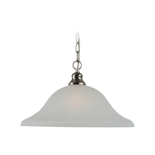 Generation Lighting Windgate Pendant Light in Brushed Nickel by Generation Lighting 65942-962