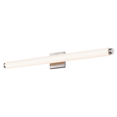 Sonneman Lighting Tubo Satin Nickel LED Bathroom Light by Sonneman Lighting 2432.13-DT