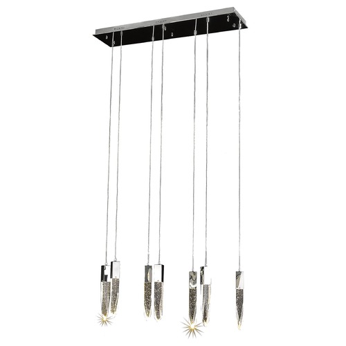 Aspen 7-Light Polished Chrome LED Multi-Light Pendant by Avenue Lighting